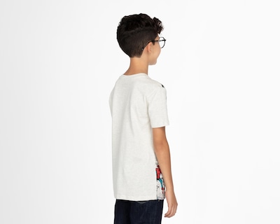 Foto 2 | Playera de Cuello Redondo Gris Marvel para Niño