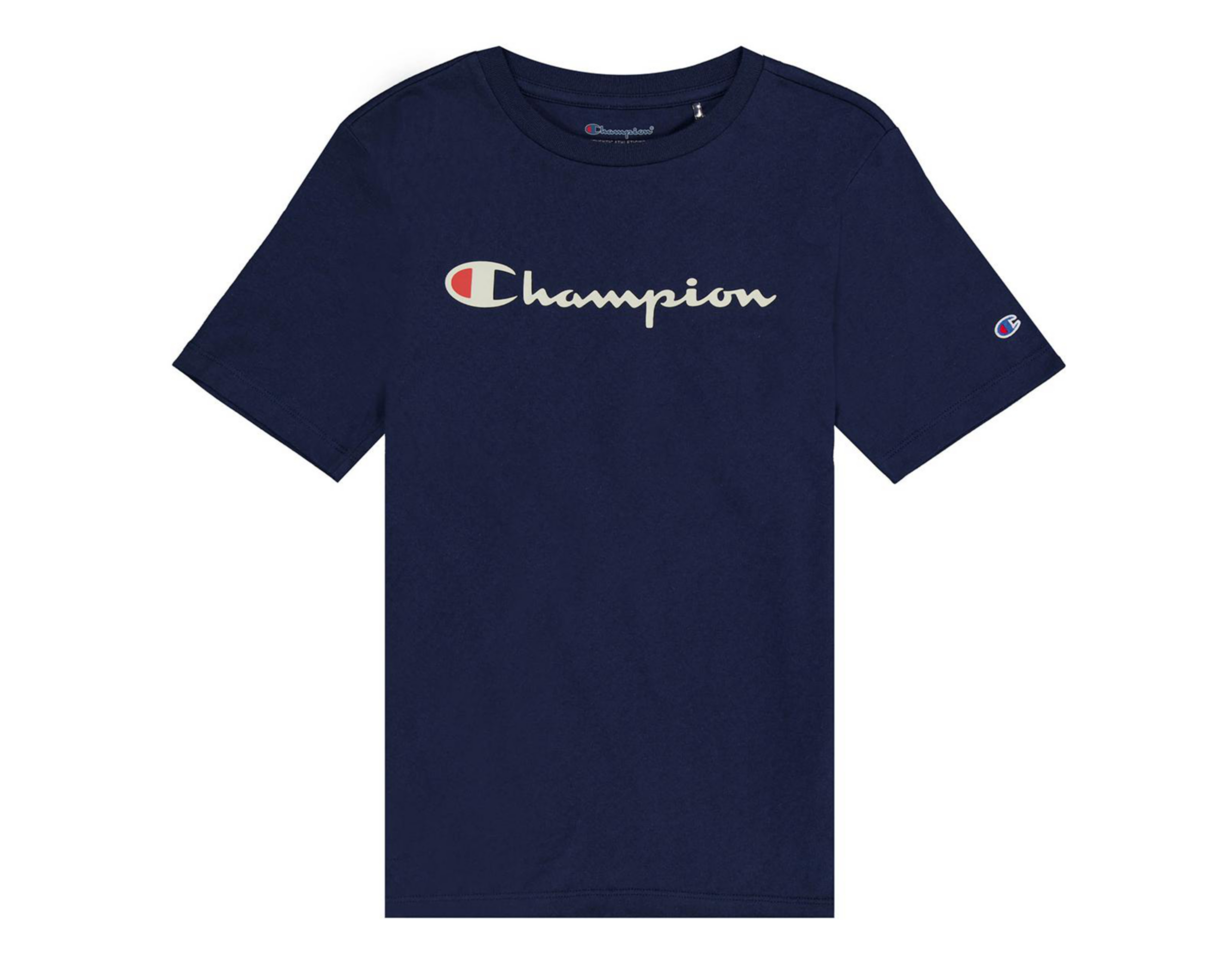 Foto 1 | Playera de Cuello Redondo Azul Marino Champion para Niño