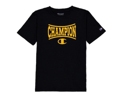 Foto 1 | Playera de Cuello Redondo Negra Champion para Niño
