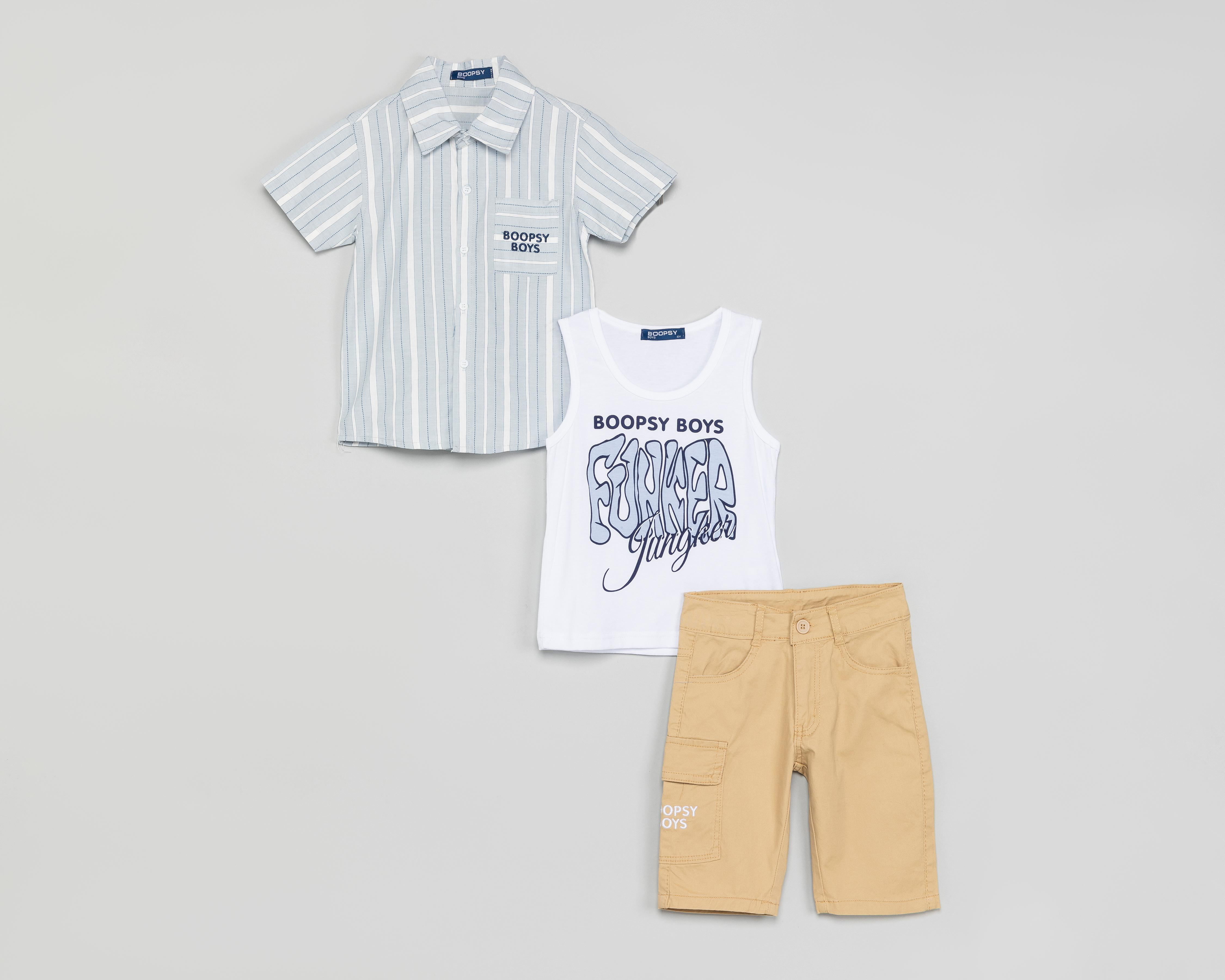 Foto 1 | Conjunto Boopsy para Niño 3 Piezas