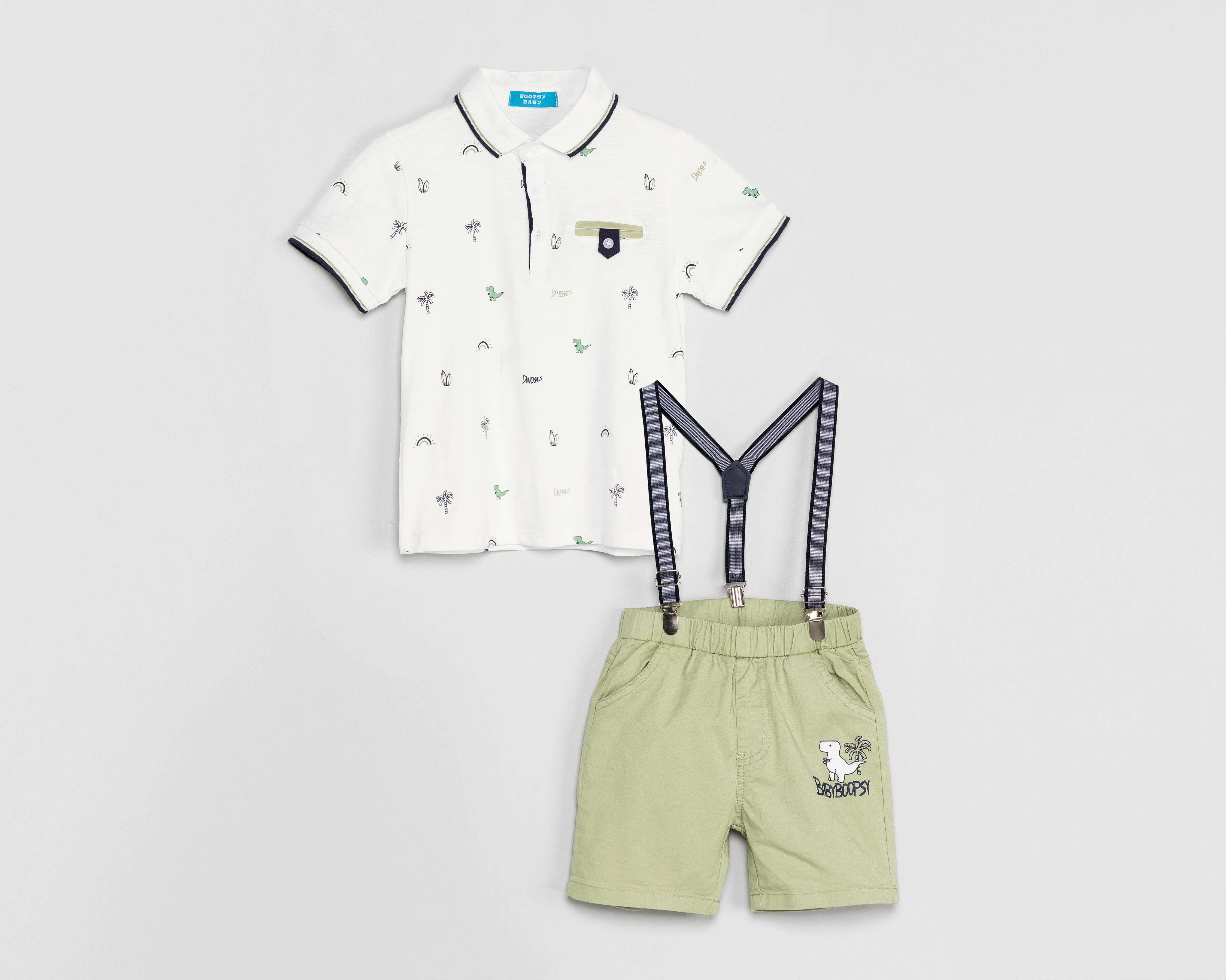 Foto 2 pulgar | Playera y Short con Tirantes Removibles Boopsy para Niño