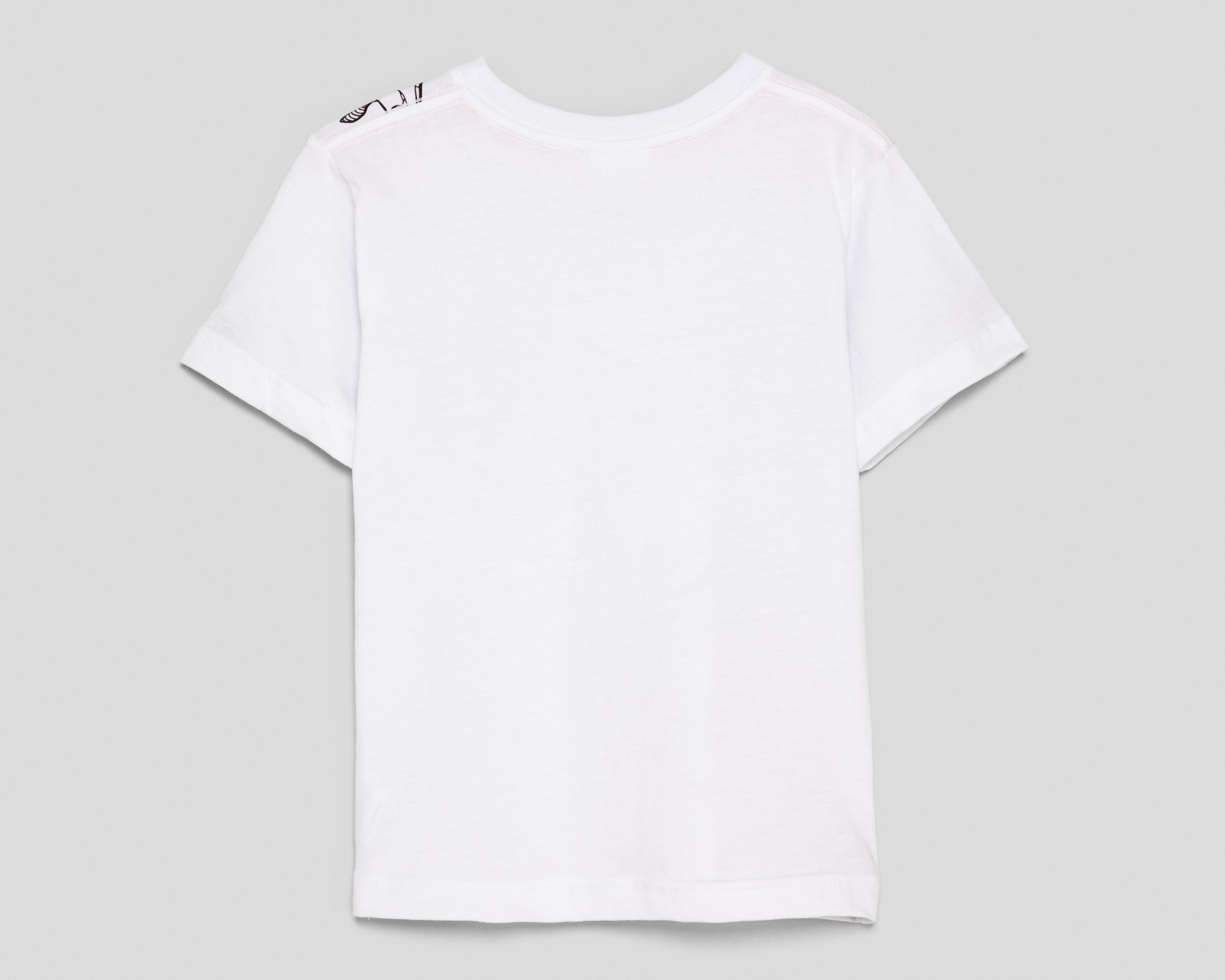 Foto 3 pulgar | Playera de Cuello Redondo Blanca Marvel Spider-Man para Niño