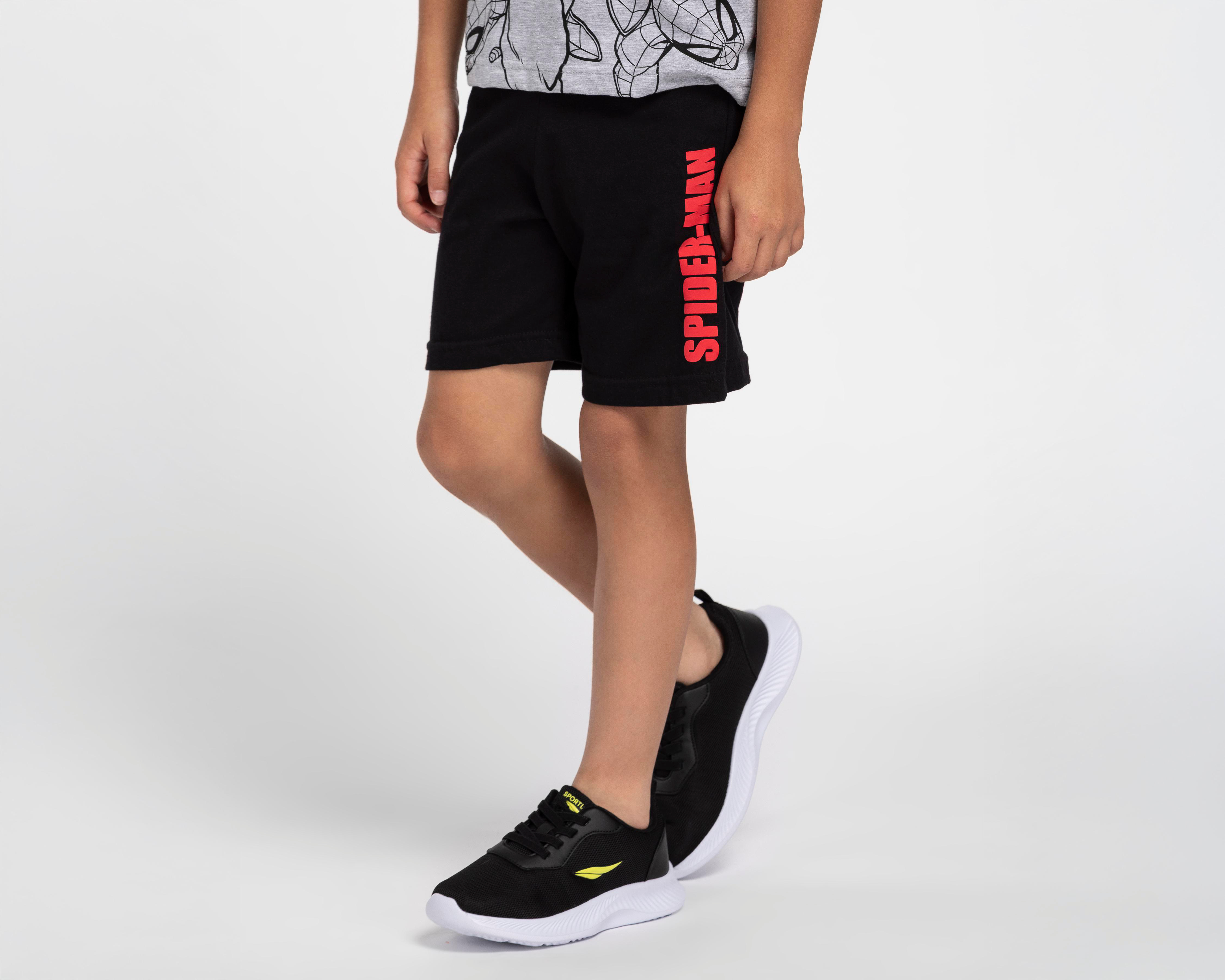 Foto 5 pulgar | Playera y Short Marvel Spider-Man para Niño