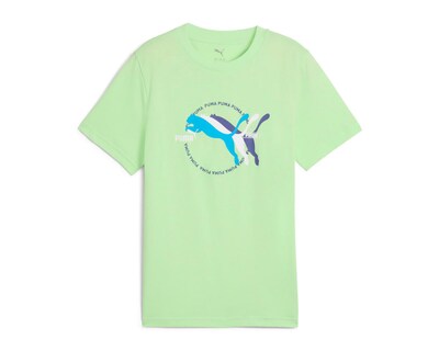 Foto 4 | Playera Deportiva Puma Graphics Tee III B Juvenil
