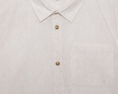 Foto 3 | Camisa Cuello Americano Beige Refill para Niño
