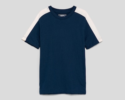 Foto 1 | Playera Cuello Redondo Azul Marino Refill para Niño