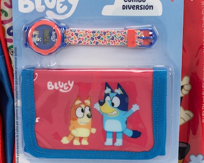 Foto 2 | Bolsa Bluey con Reloj y Cartera