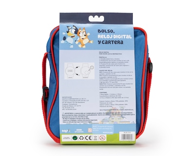 Foto 4 | Bolsa Bluey con Reloj y Cartera