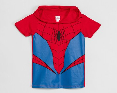 Foto 1 | Playera con Capucha Roja Marvel Spider-Man para Niño
