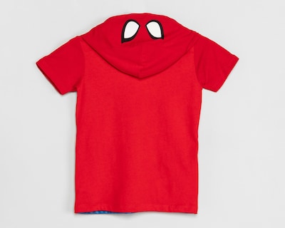 Foto 2 | Playera con Capucha Roja Marvel Spider-Man para Niño