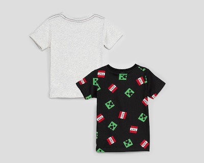 Foto 2 | Playera Minecraft para Niño 2 Piezas