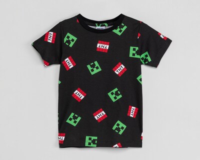 Foto 3 | Playera Minecraft para Niño 2 Piezas