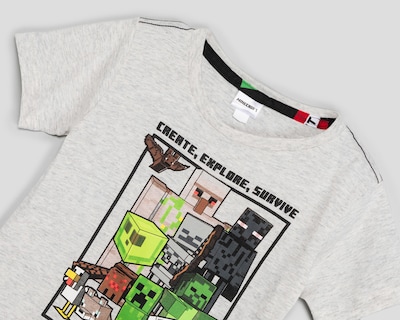 Foto 5 | Playera Minecraft para Niño 2 Piezas