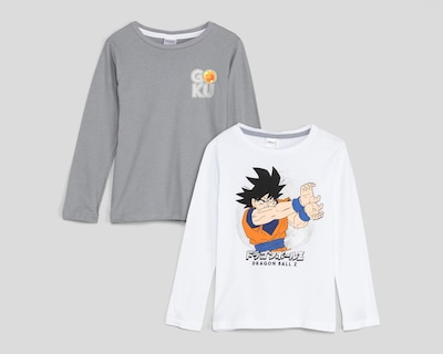 Foto 1 | Playera Dragon Ball Z para Niño 2 Piezas