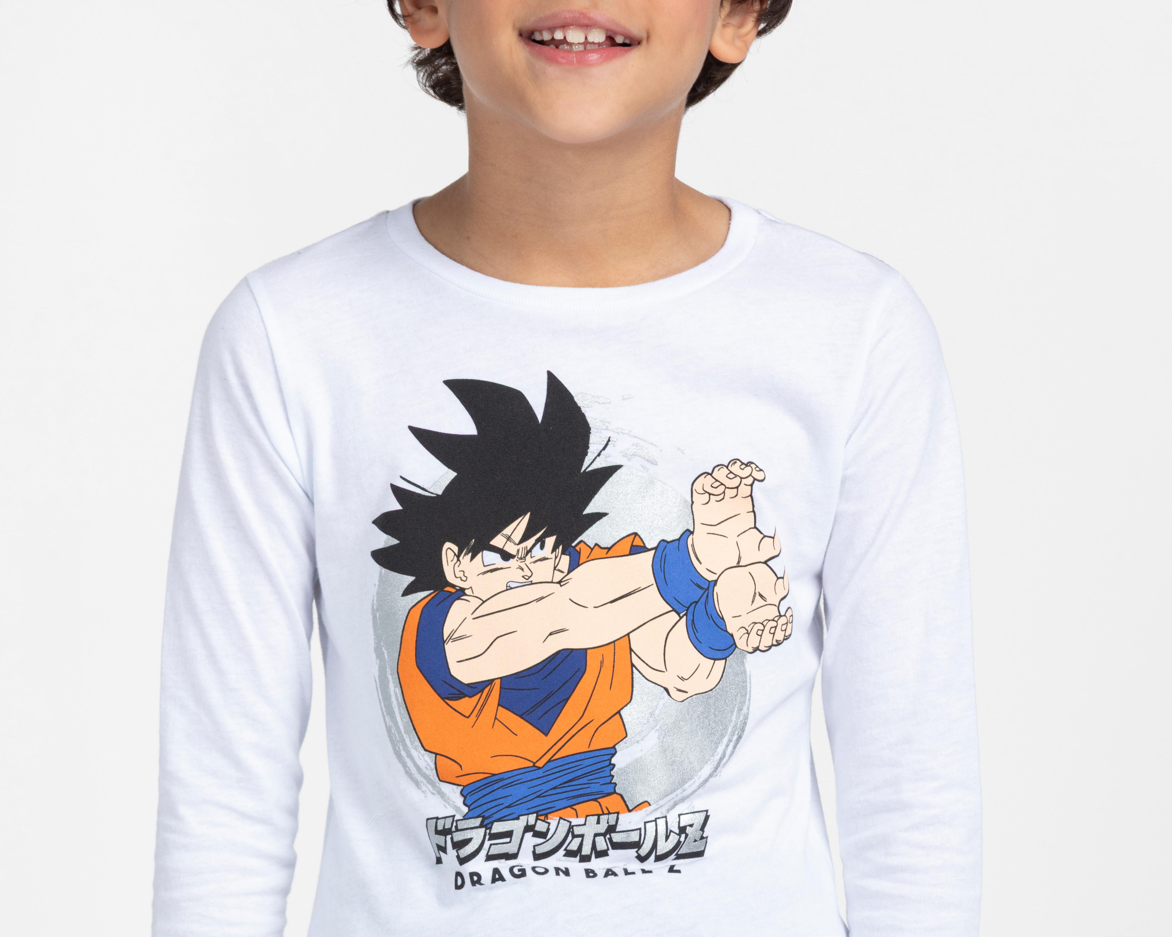 Foto 5 pulgar | Playera Dragon Ball Z para Niño 2 Piezas