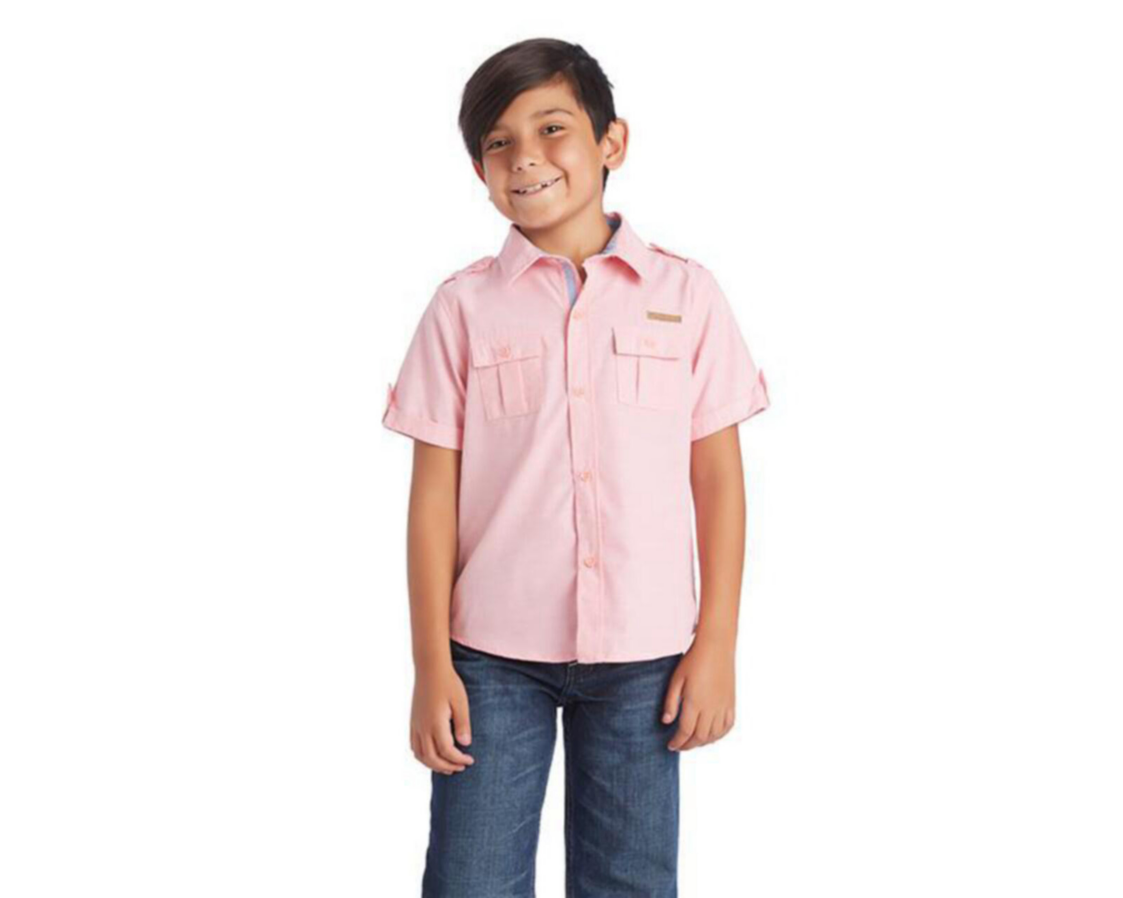 camiseta rosa niño