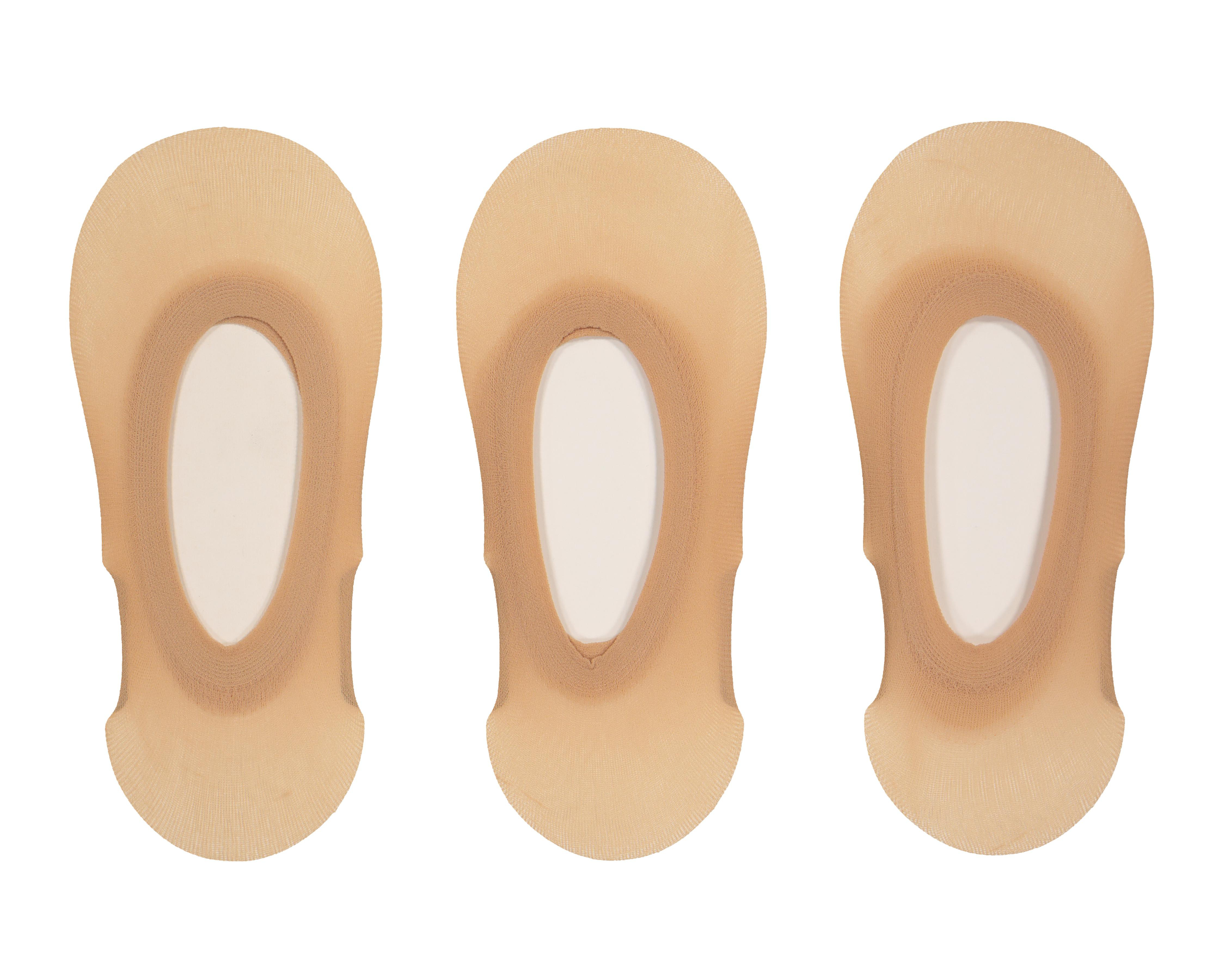 Foto 2 pulgar | Calcetas Invisibles Lovest Nude para Mujer 3 Pares