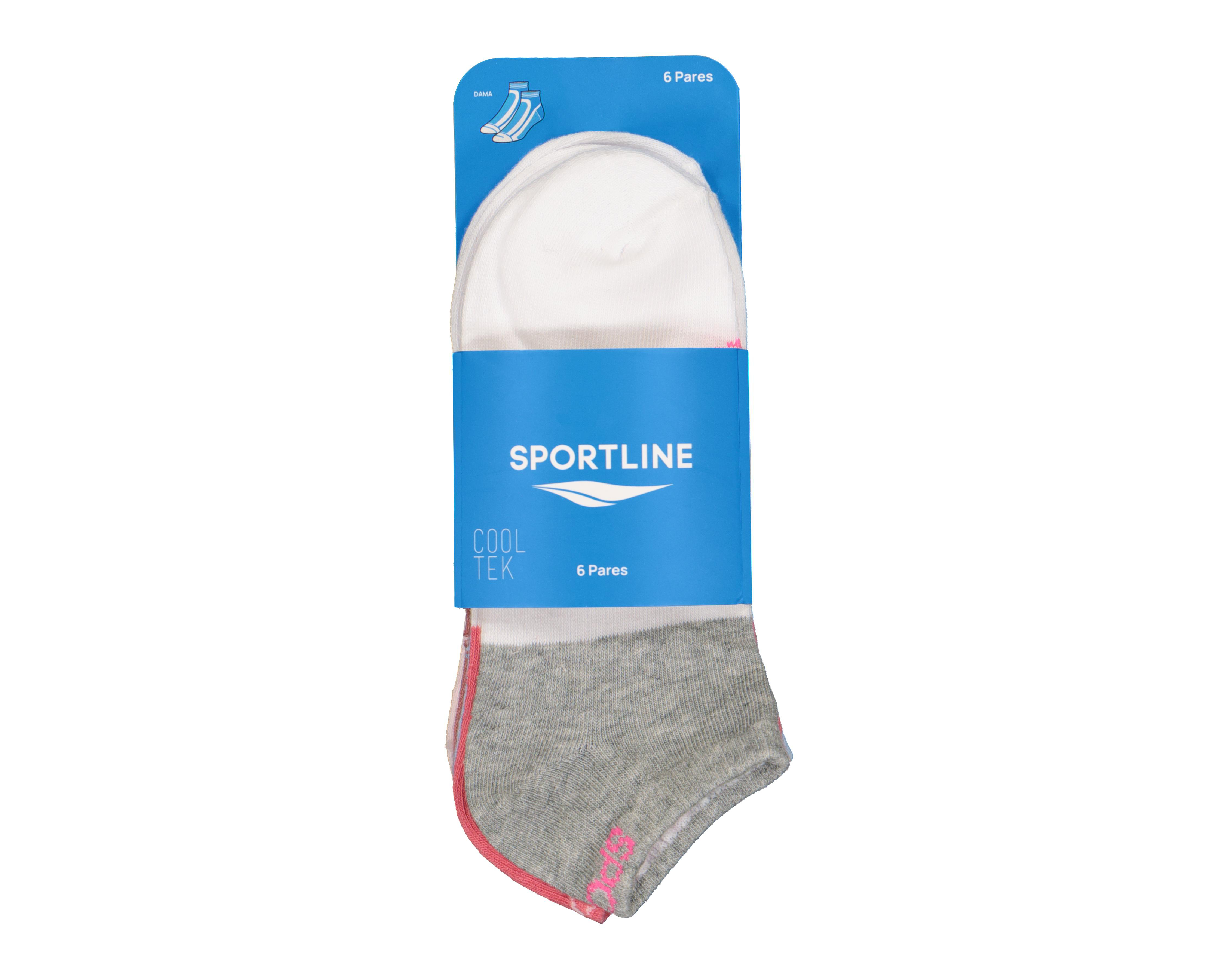 Foto 4 pulgar | Calcetas Deportivas Tines Sportline para Mujer 6 Pares