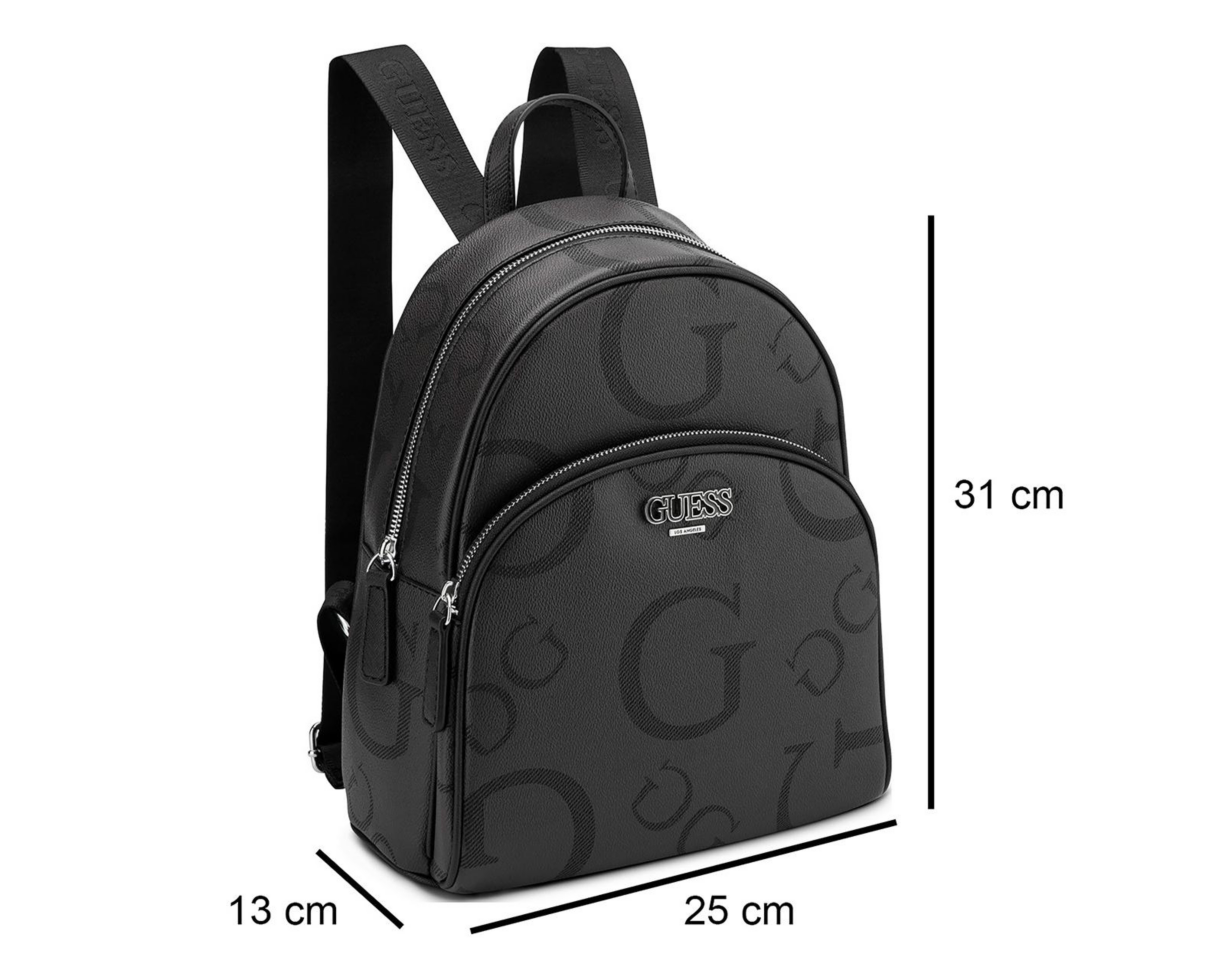 Foto 6 pulgar | Mochila Guess Negra