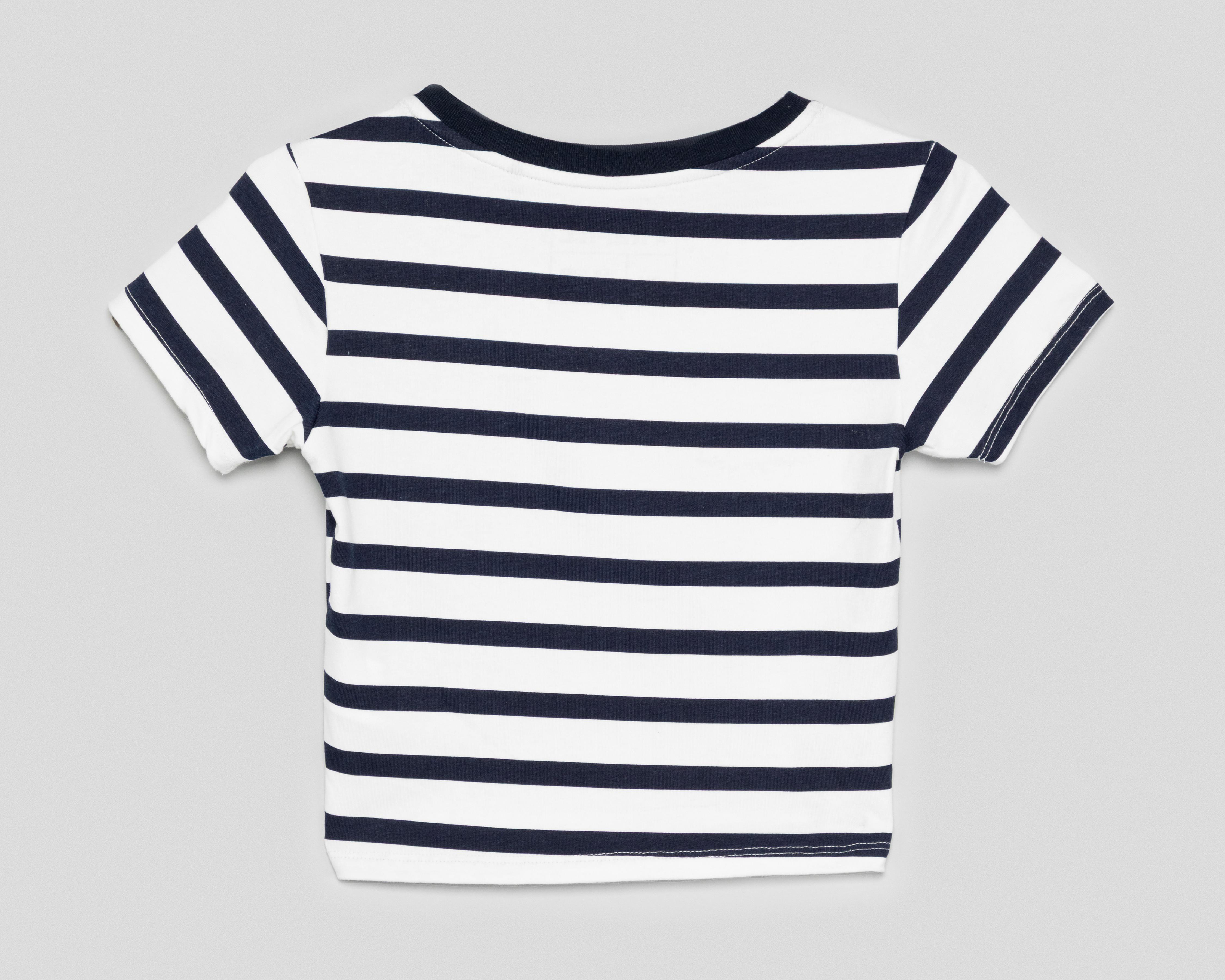 Foto 3 pulgar | Playera Blanca Refill Juvenil