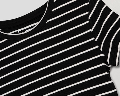 Foto 3 | Playera Cuello Redondo Negra Refill para Mujer