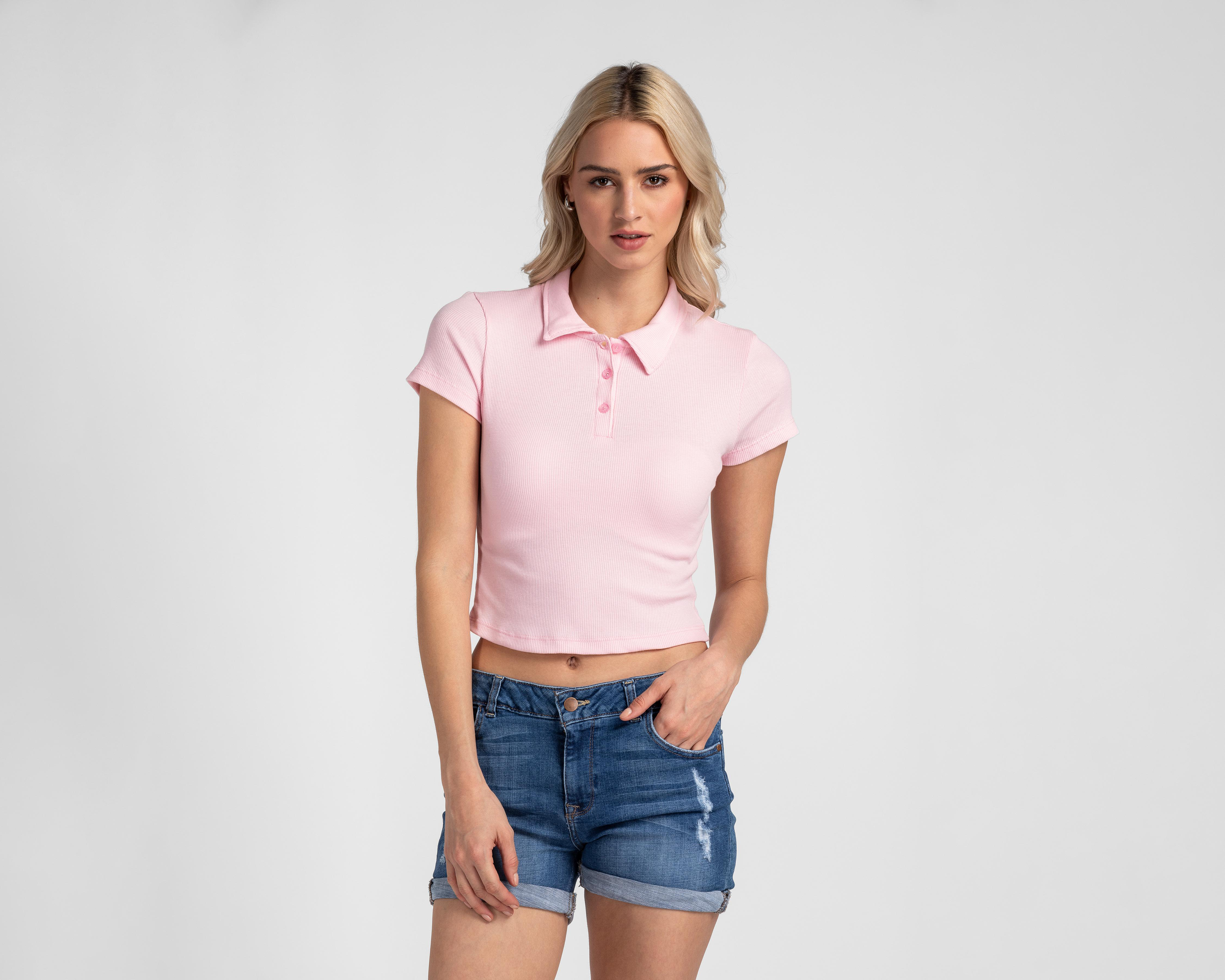 Playera Polo Refill para Mujer