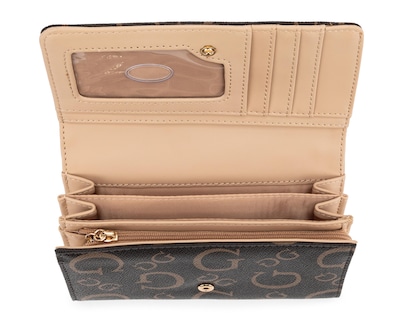 Foto 4 | Cartera para Mujer Guess Café