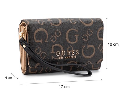 Foto 6 | Cartera para Mujer Guess Café