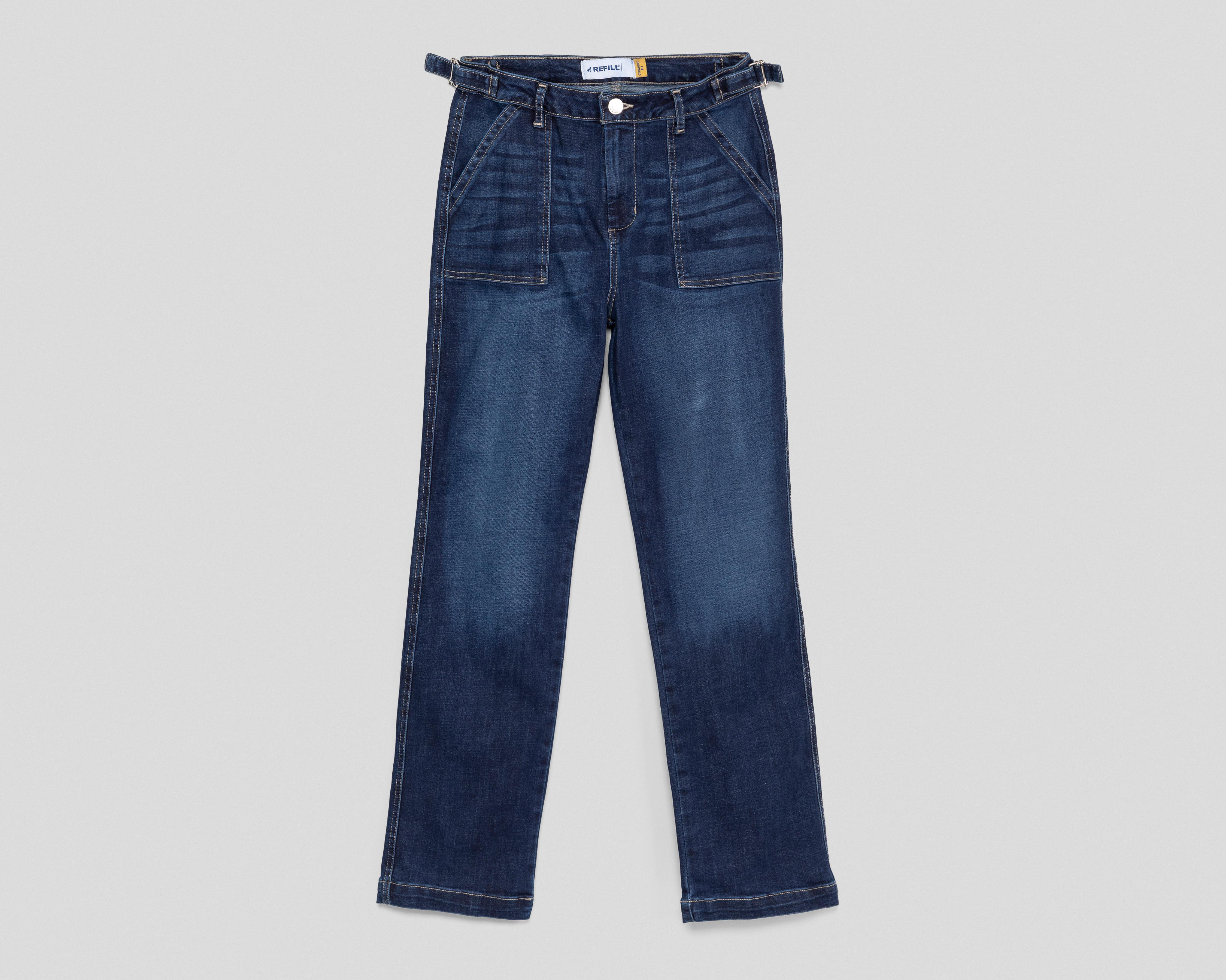 Foto 2 pulgar | Jeans Recto Refill para Mujer
