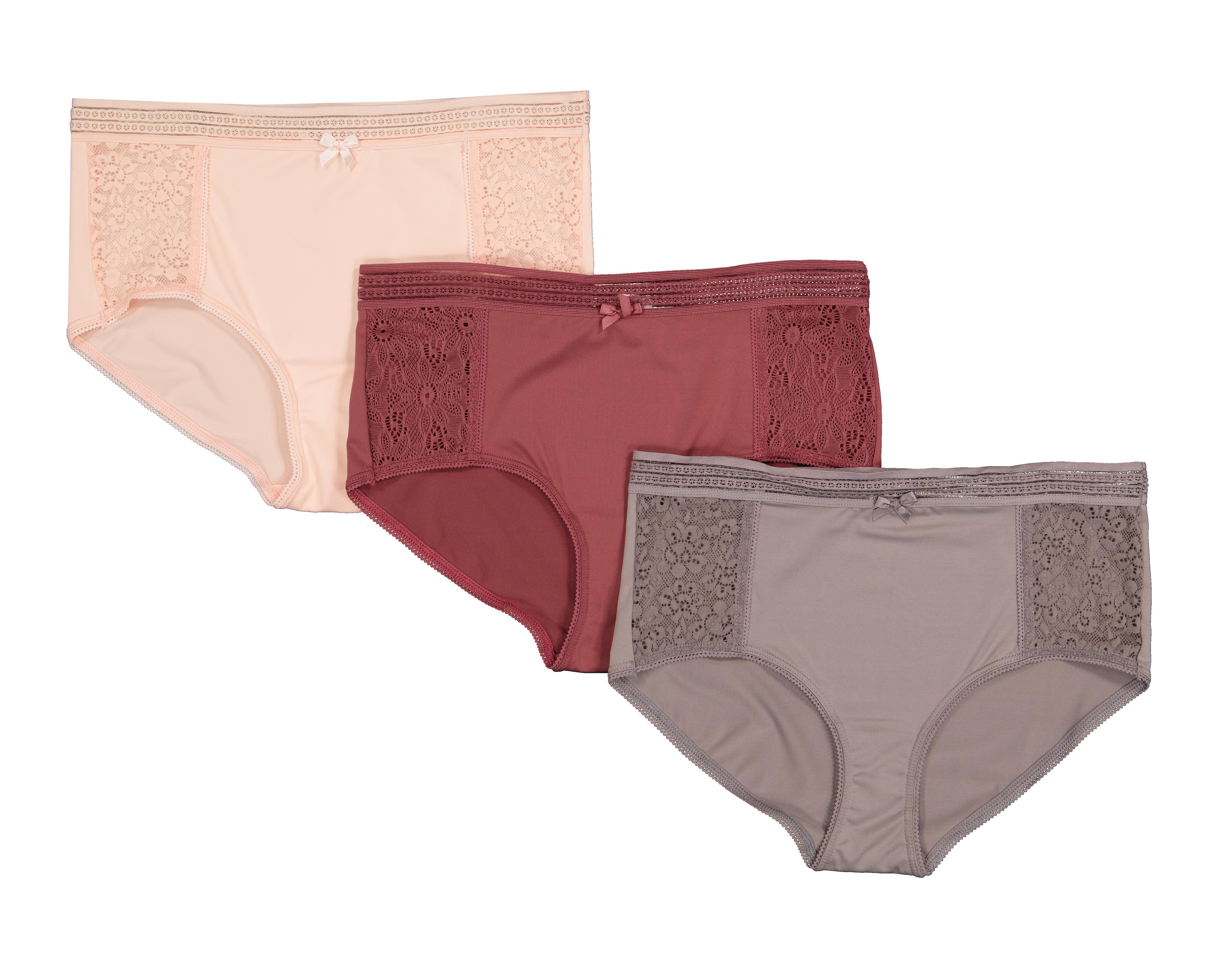 Pantaleta con Encaje Frescura para Mujer 3 Piezas $159