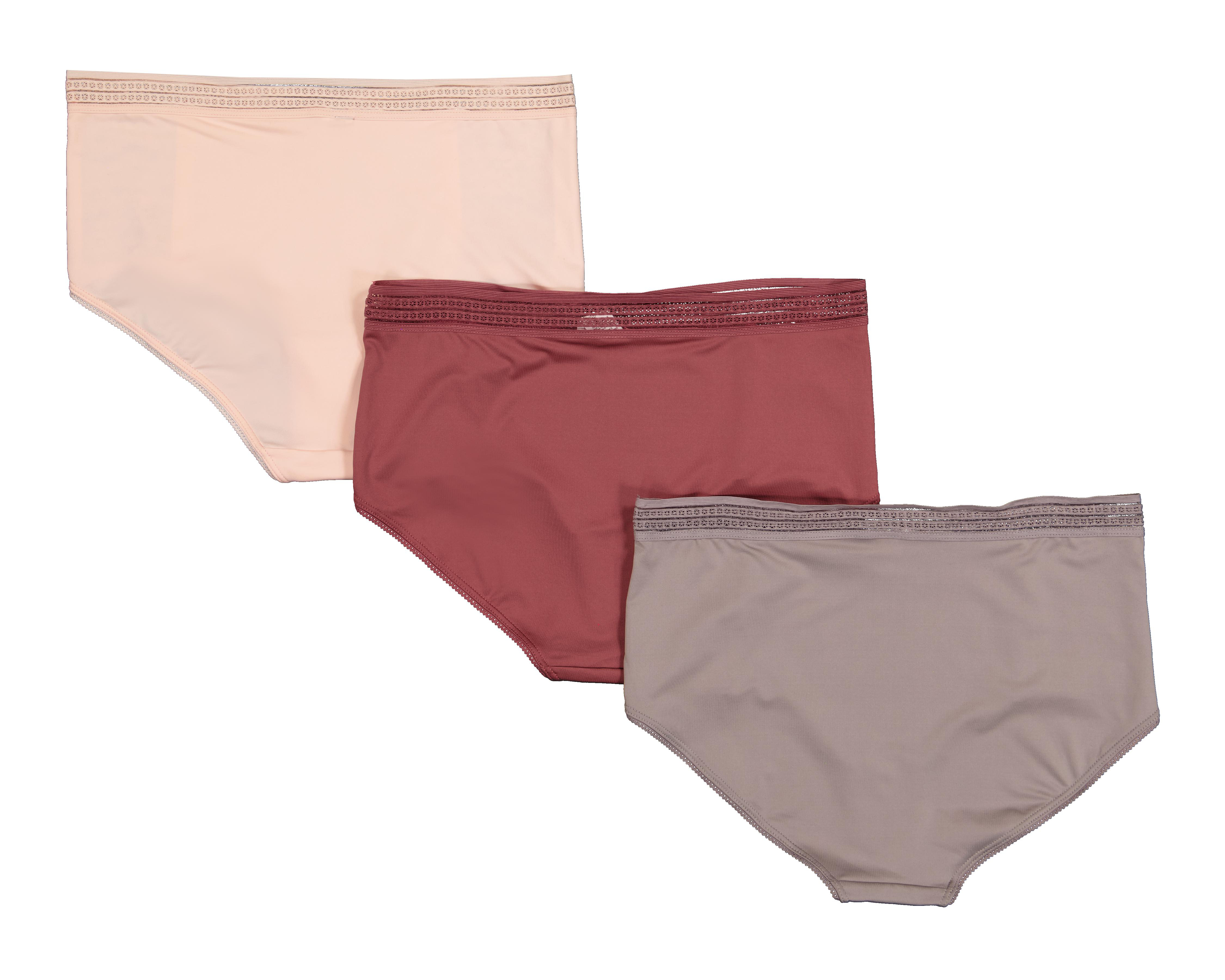 Foto 3 pulgar | Pantaleta con Encaje Frescura para Mujer 3 Piezas