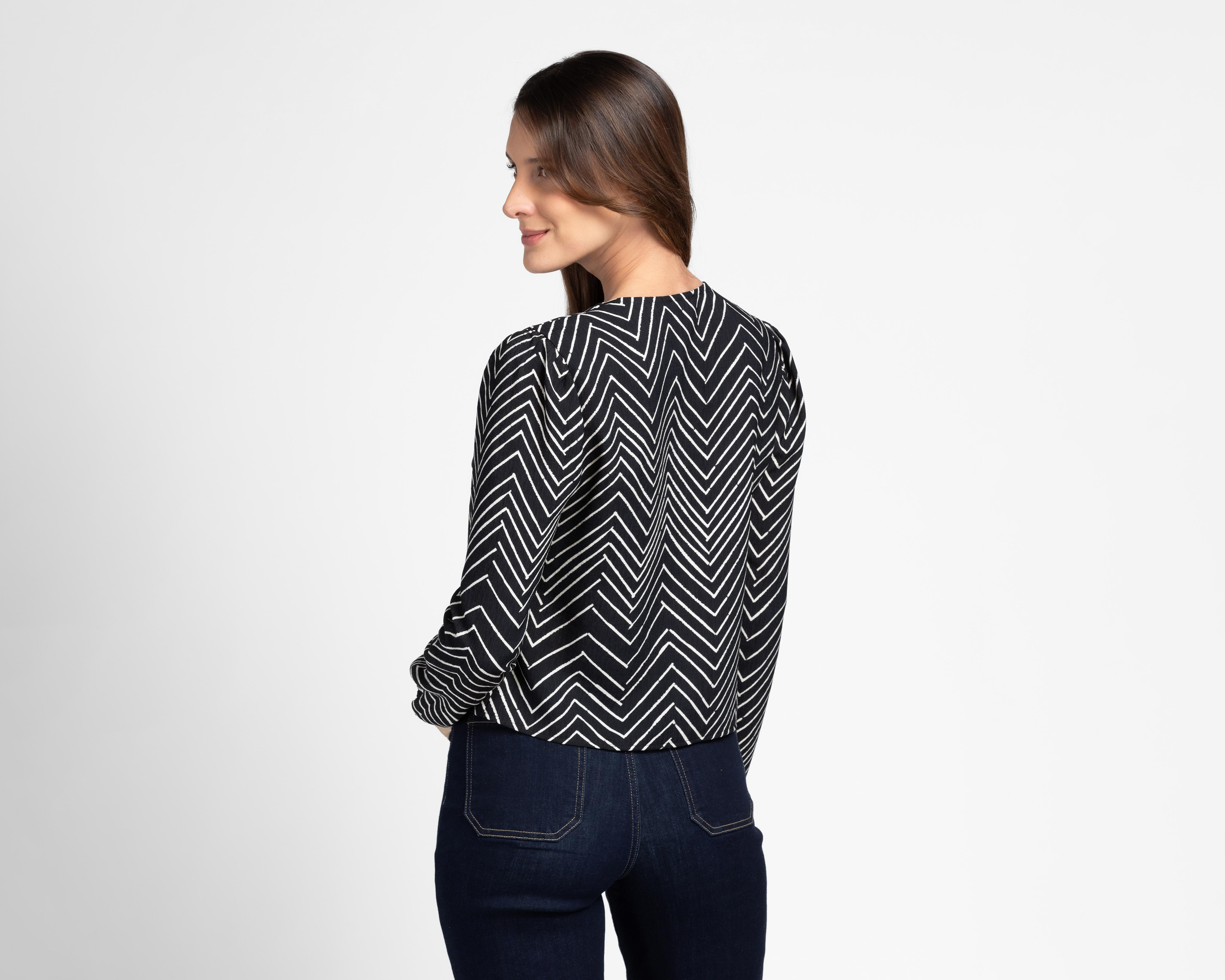 Foto 4 pulgar | Blusa Manga Larga Sahara para Mujer