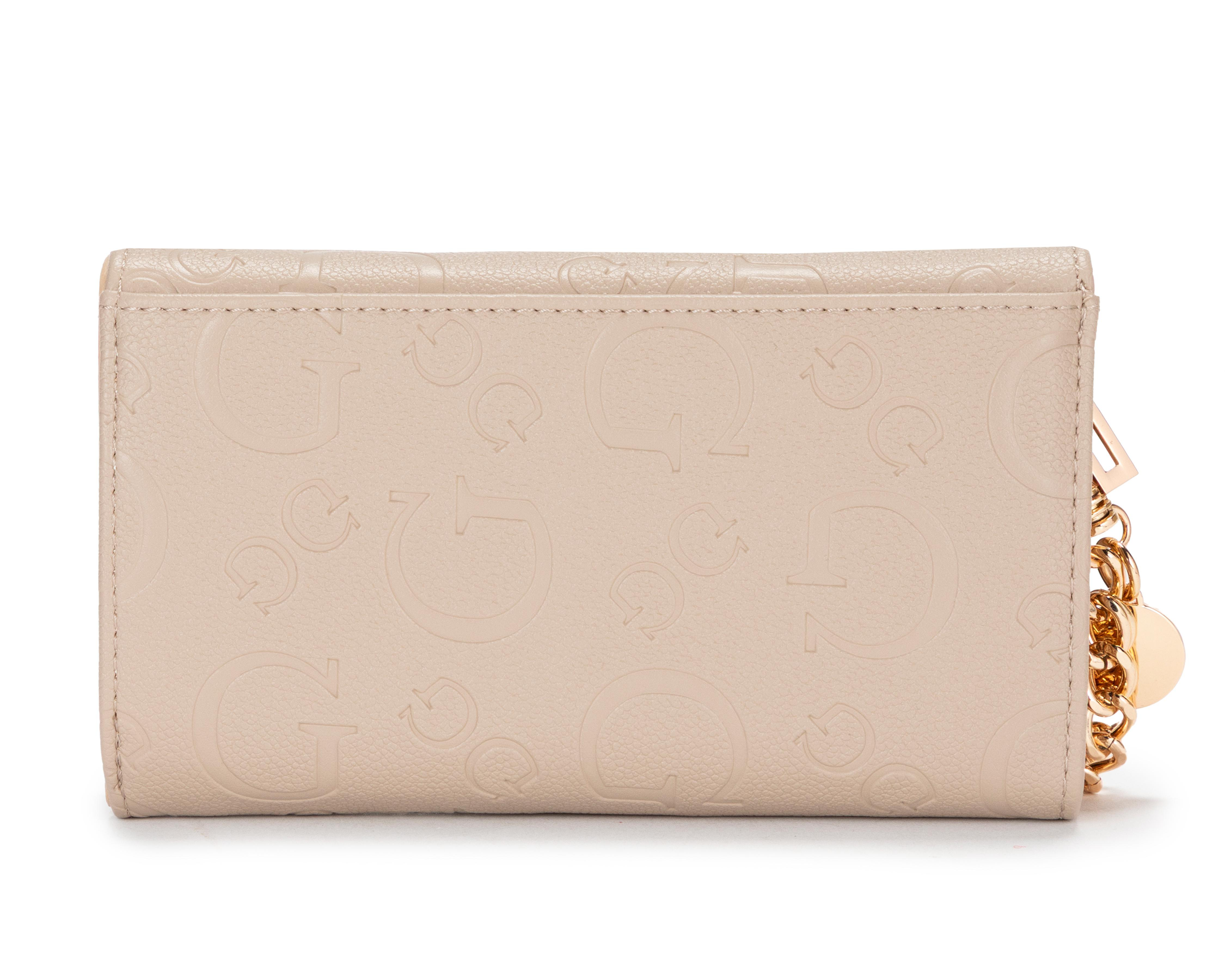 Foto 4 pulgar | Cartera para Mujer Guess Beige
