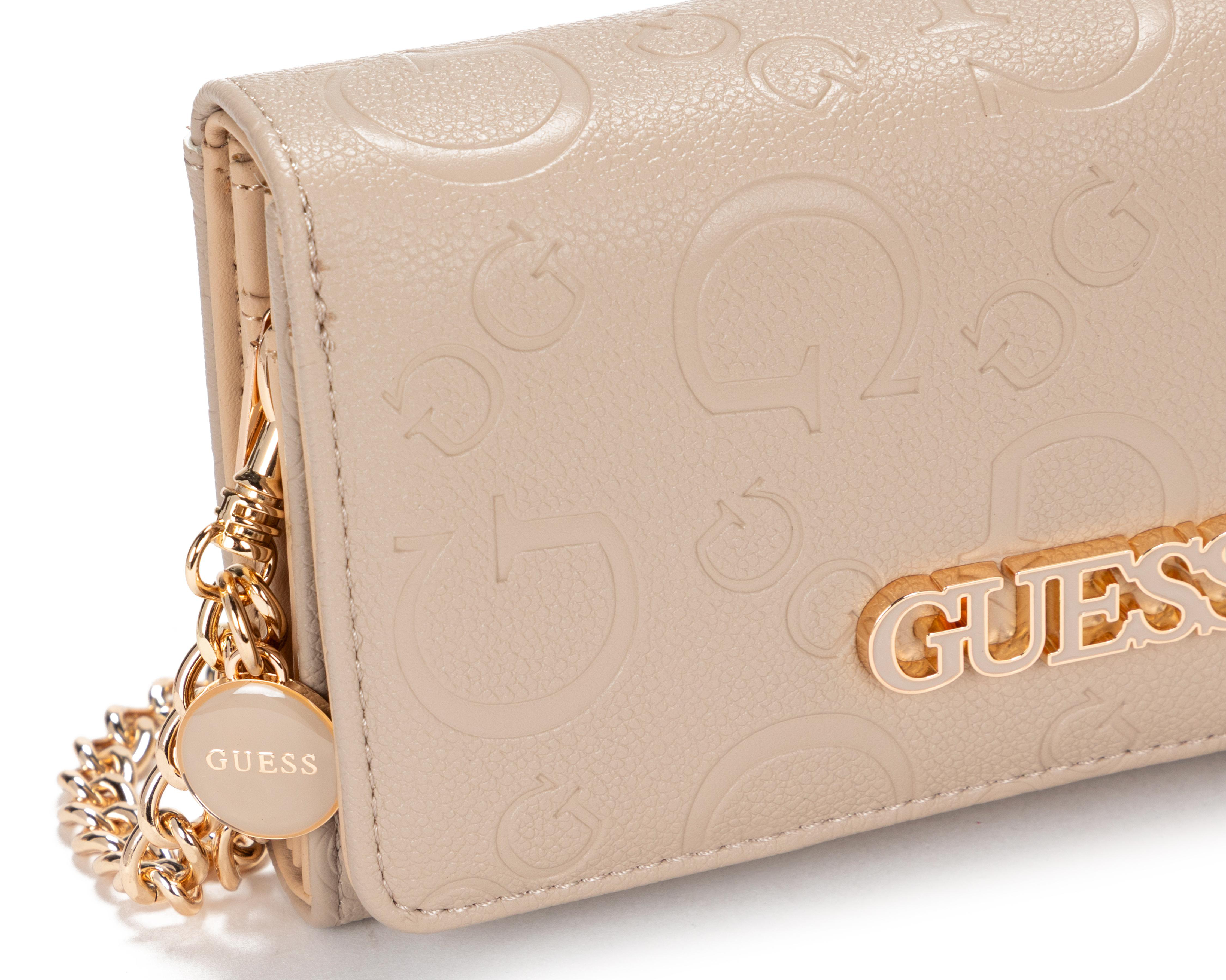 Foto 6 pulgar | Cartera para Mujer Guess Beige