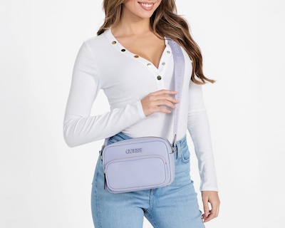Foto 5 | Bolsa Cruzada Guess