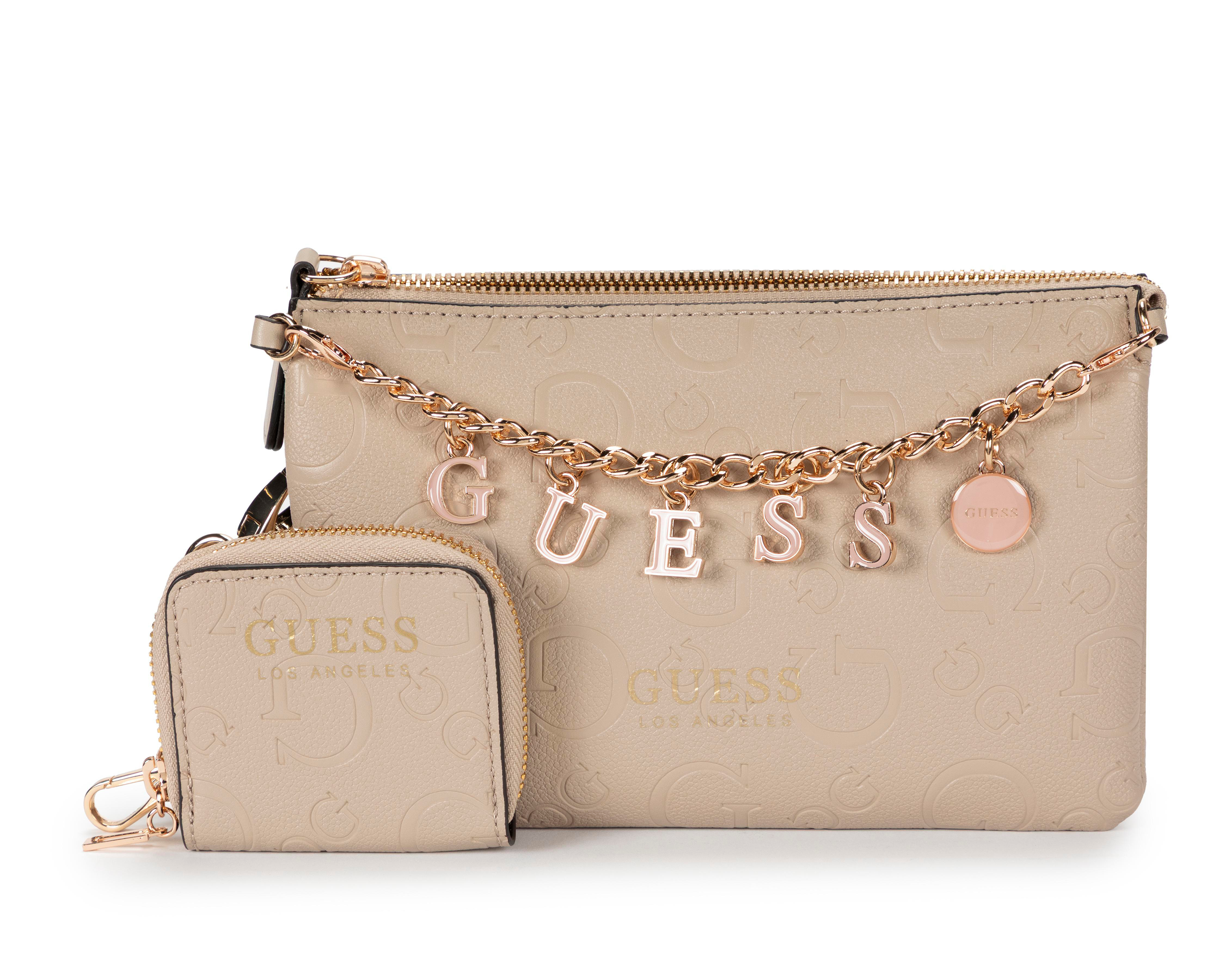 Foto 1 | Bolsa Cruzada Guess Amarantha con Monedero