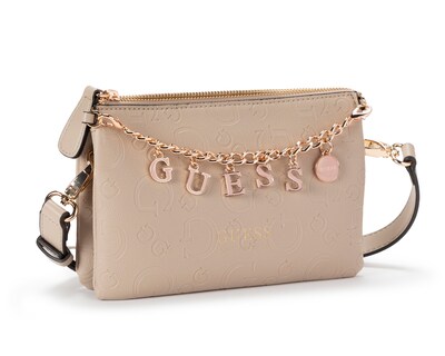 Foto 3 | Bolsa Cruzada Guess Amarantha con Monedero