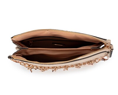 Foto 5 | Bolsa Cruzada Guess Amarantha con Monedero