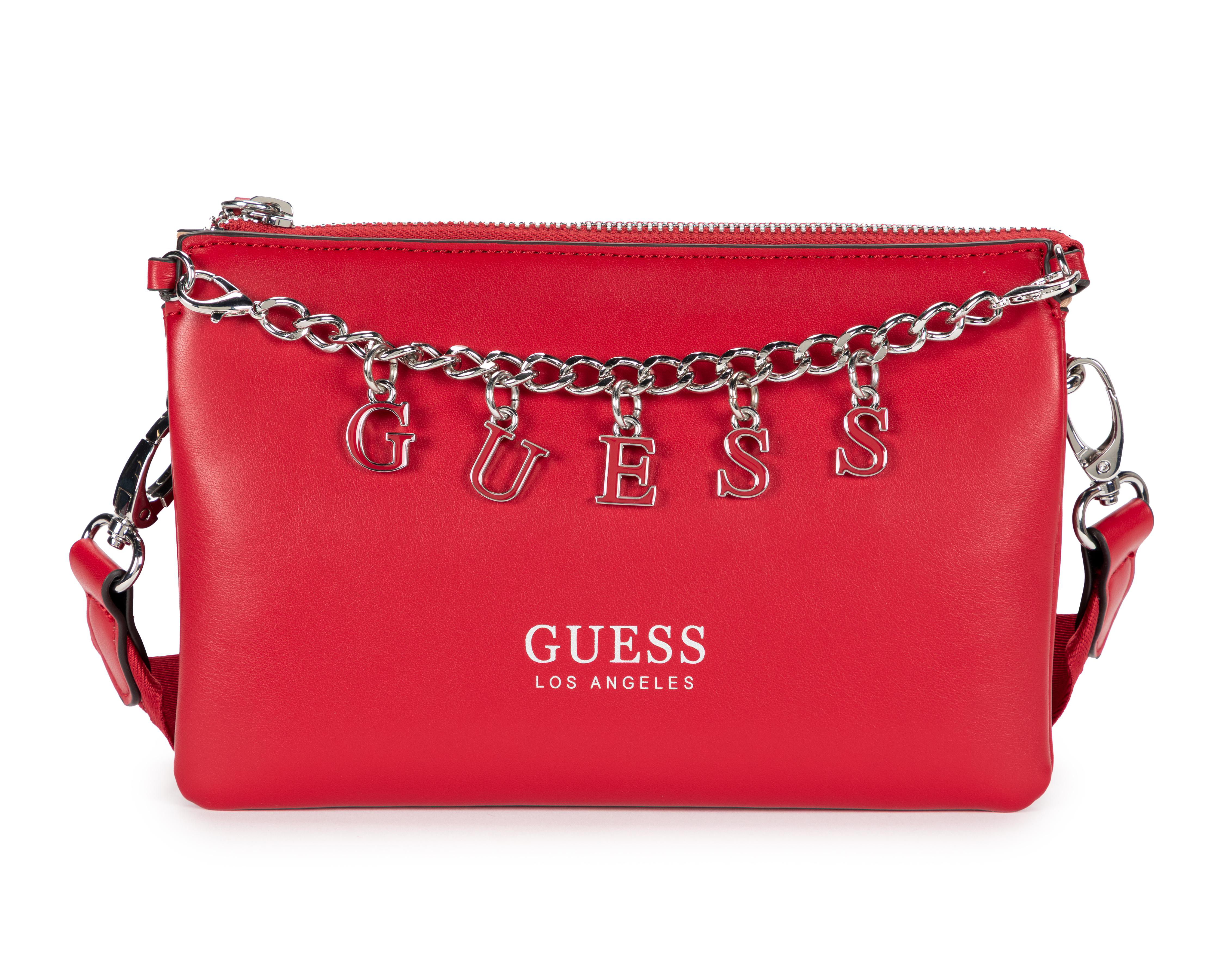 Foto 3 pulgar | Bolsa Cruzada Guess Amarantha con Monedero