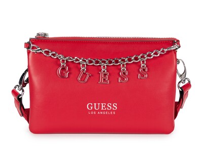 Foto 2 | Bolsa Cruzada Guess Amarantha con Monedero