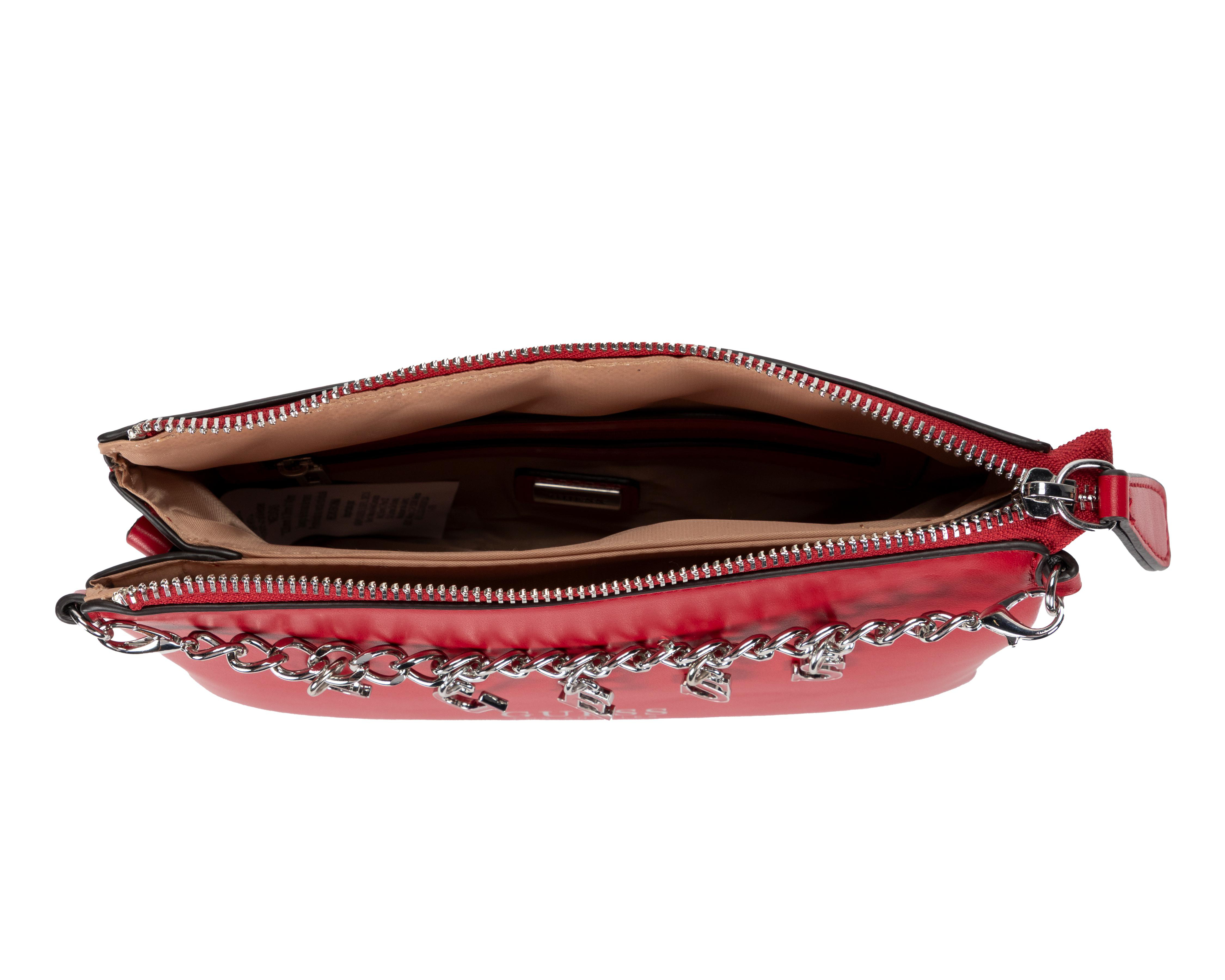 Foto 5 | Bolsa Cruzada Guess Amarantha con Monedero