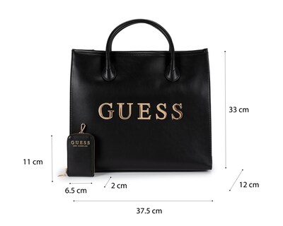Foto 6 | Bolsa de Hombro Guess con Monedero