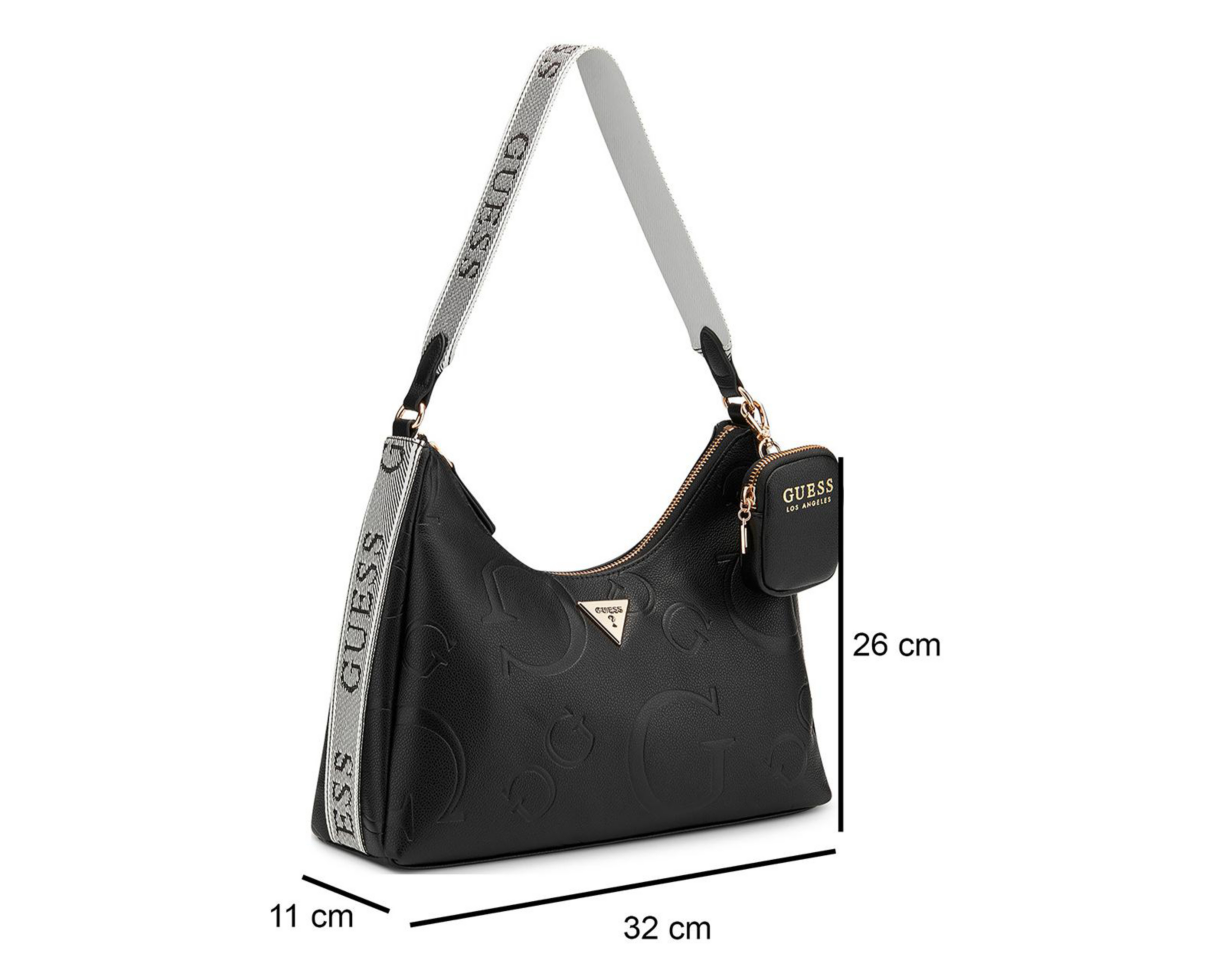 Foto 6 pulgar | Bolsa de Hombro Guess