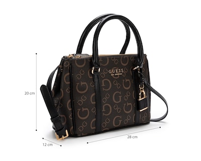 Foto 5 | Bolsa de Mano Guess Saffron con Correa