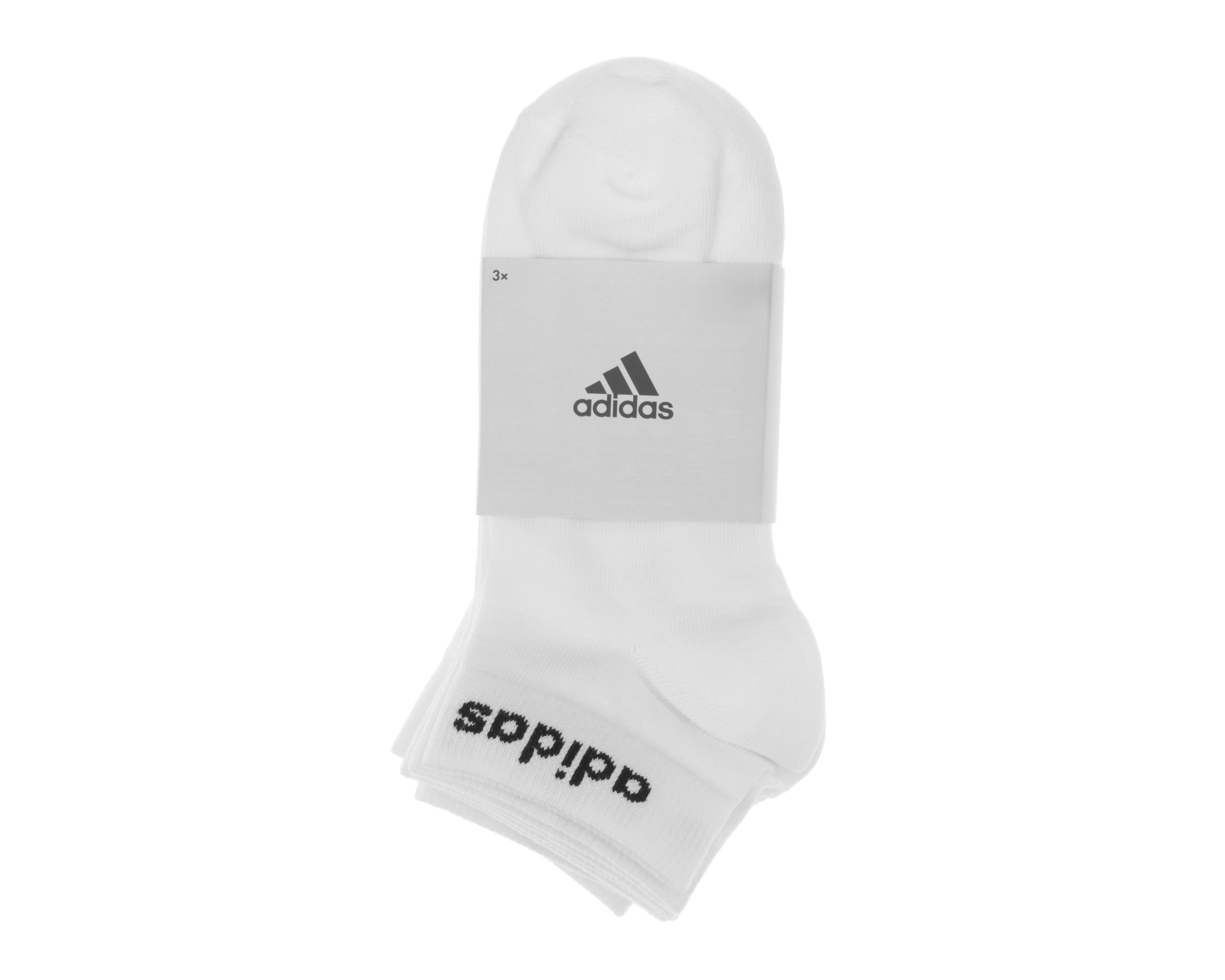 Foto 4 pulgar | Calcetas Cortas Adidas para Mujer 3 Pares
