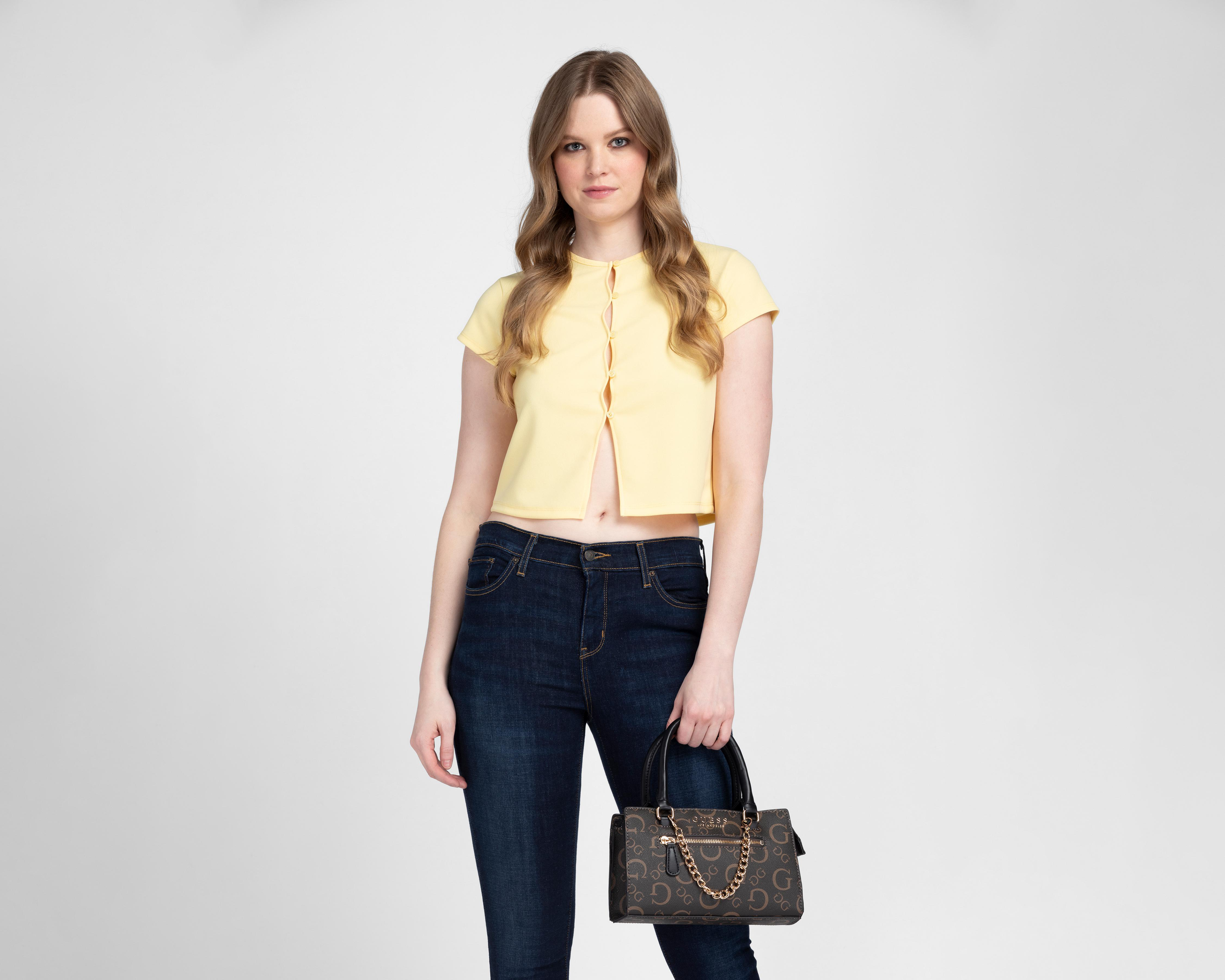 Foto 7 pulgar | Bolsa de Mano Guess Saffron