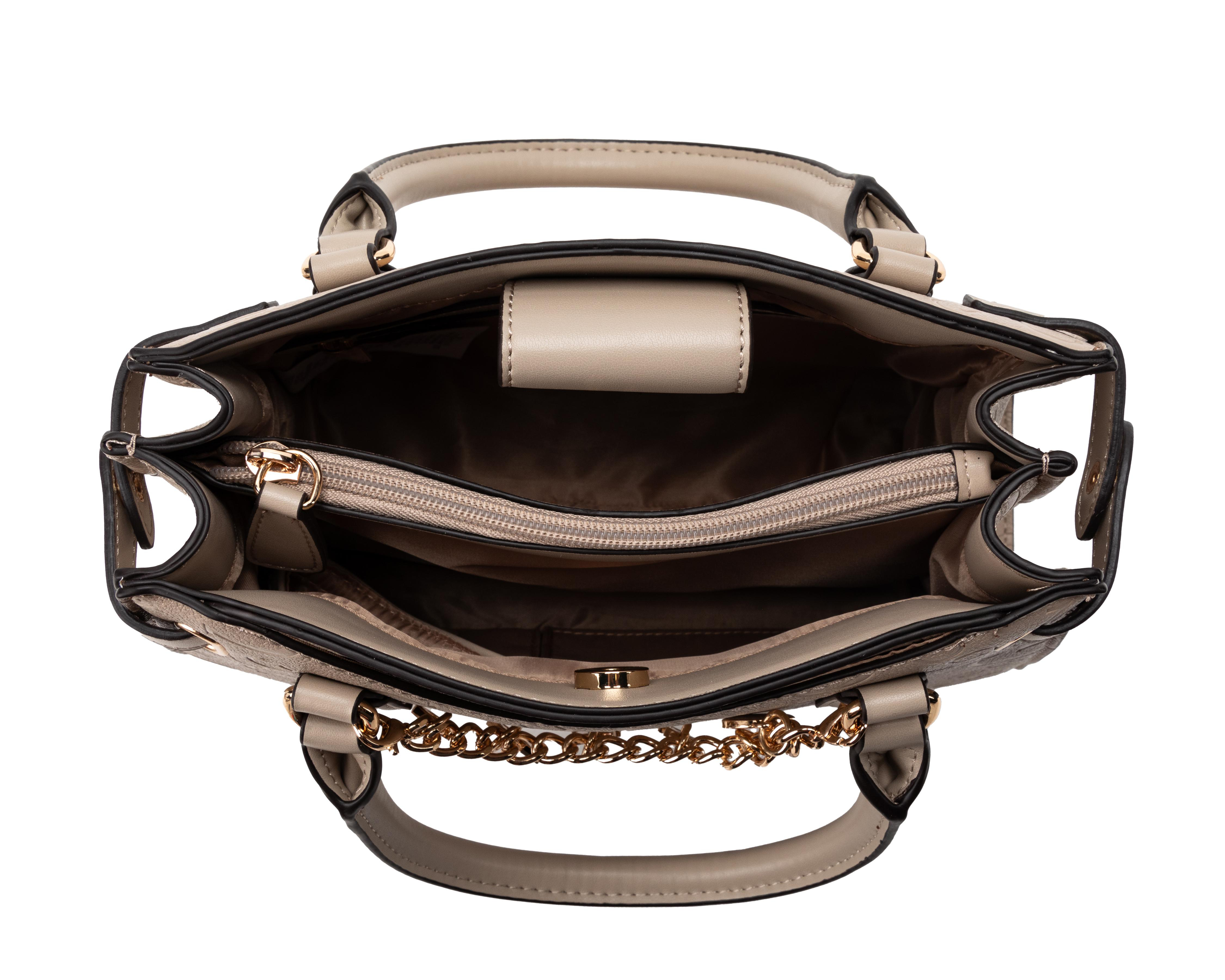 Foto 6 pulgar | Bolsa de Mano Guess Amarantha con Monedero