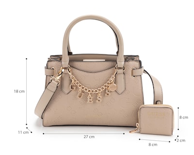 Foto 6 | Bolsa de Mano Guess Amarantha con Monedero