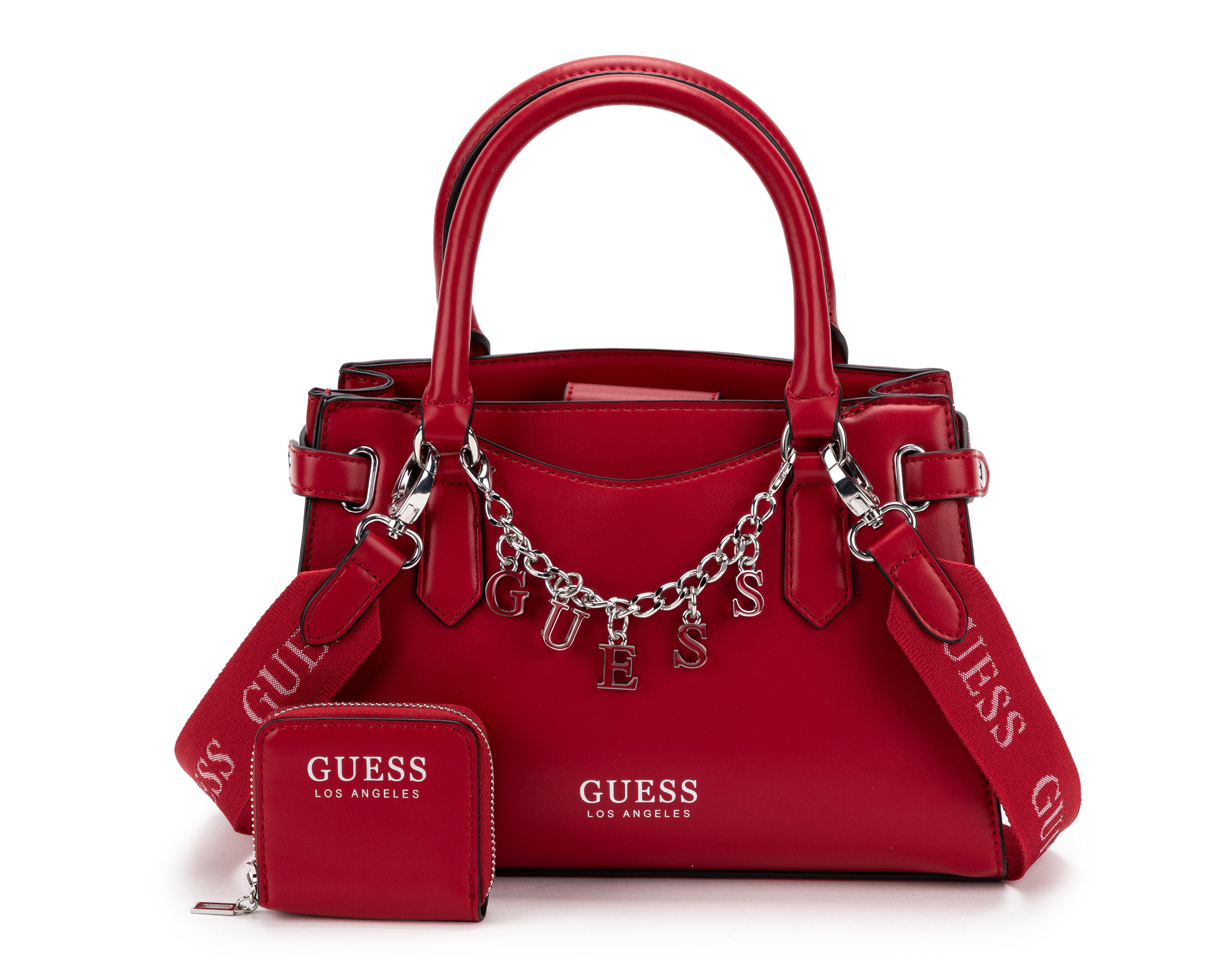 Foto 2 pulgar | Bolsa de Mano Guess Amarantha con Monedero