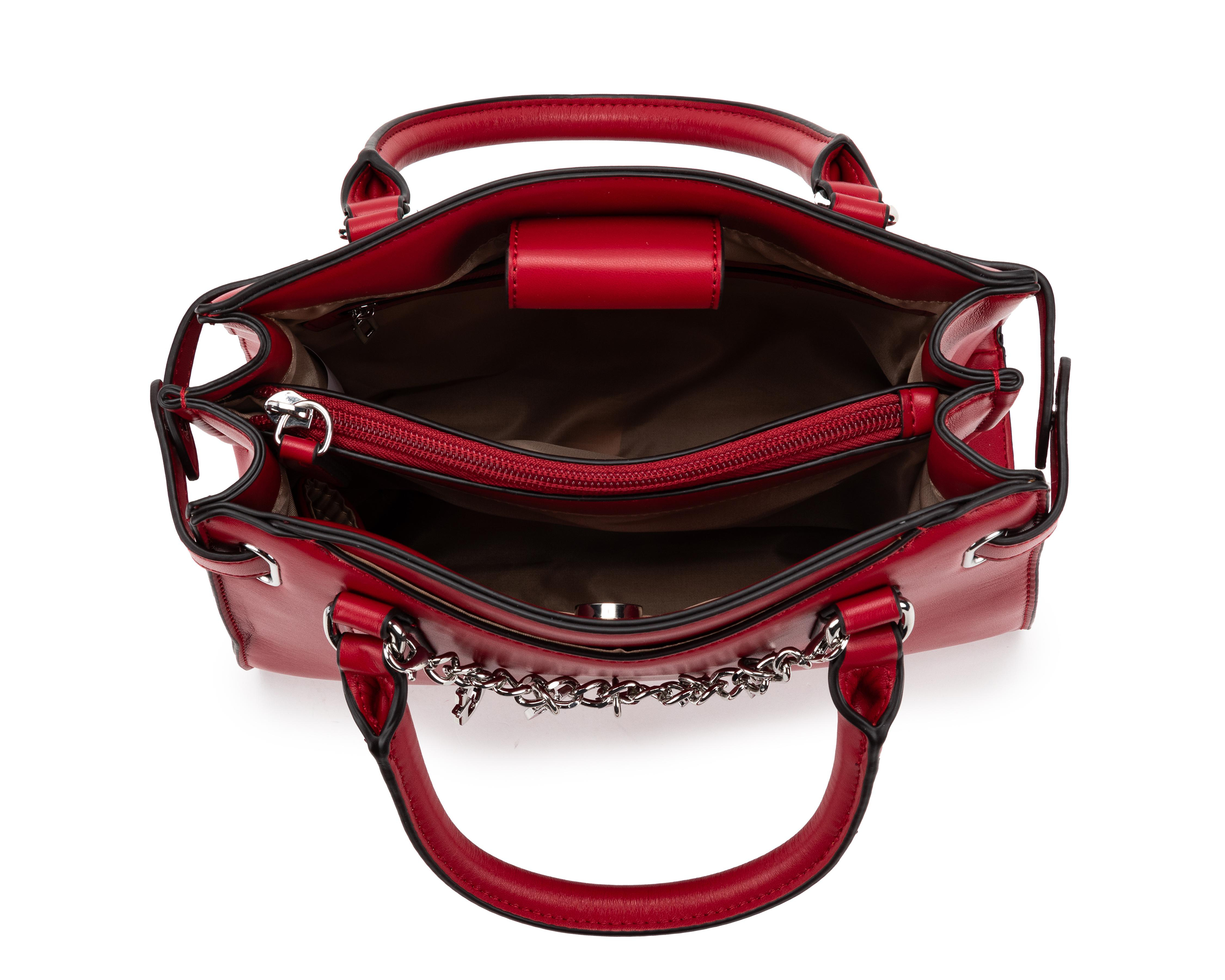 Foto 6 pulgar | Bolsa de Mano Guess Amarantha con Monedero